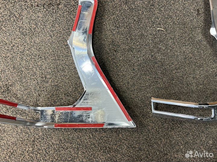 Накладки Prado 150 с 2018 года, на стопы задние