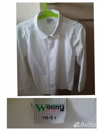 Рубашки на 4-6лет в отличном состоянии