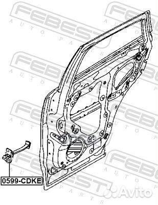 Ограничитель открывания двери Mazda CX-5 11 0