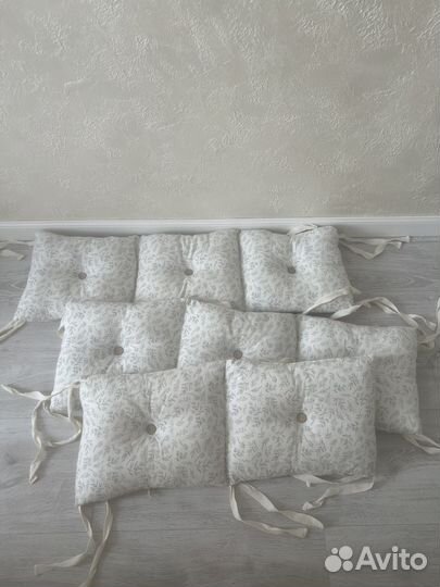 Бортики в кроватку двухсторонние Rustikids