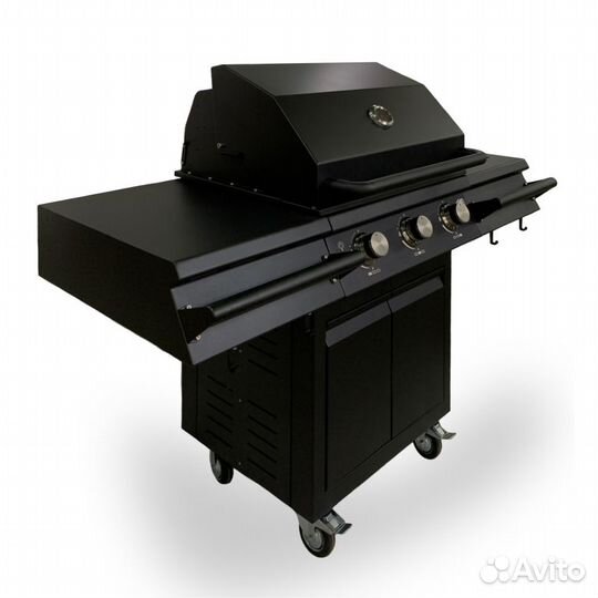 Гриль газовый B-Fire Bizon Black 3