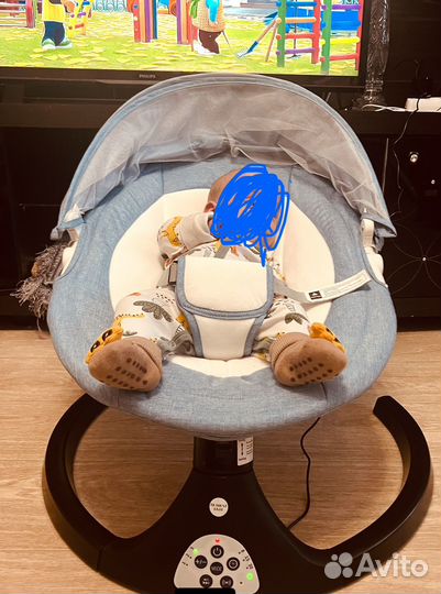 Шезлонг детский электрический