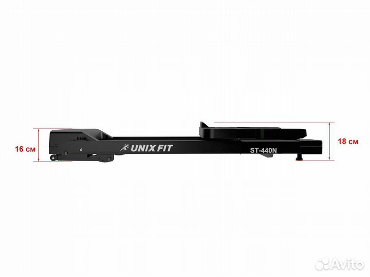 Беговая дорожка unixfit ST-440N Black