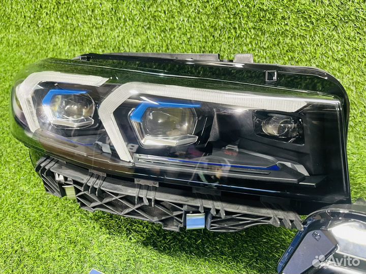 Фары переднего бампера на BMW G20 LED, Рестайлинг