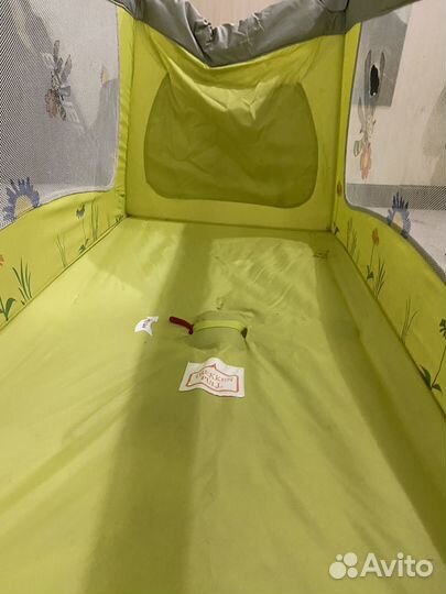 Складная детская кровать манеж