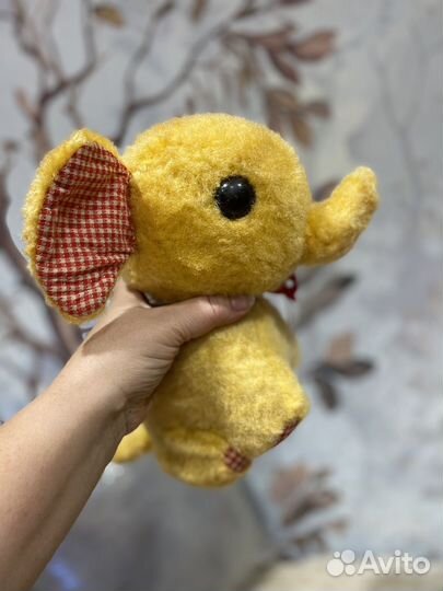 Слон плюшевый СССР