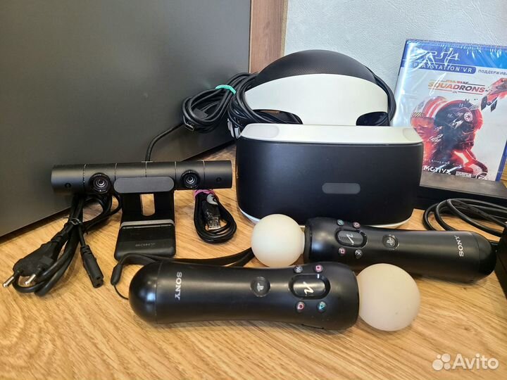 Шлем Sony VR ver. 2.0 ps4/ps5 + мувы