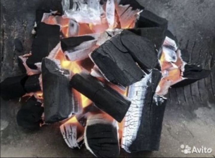 Древесный уголь,100 береза