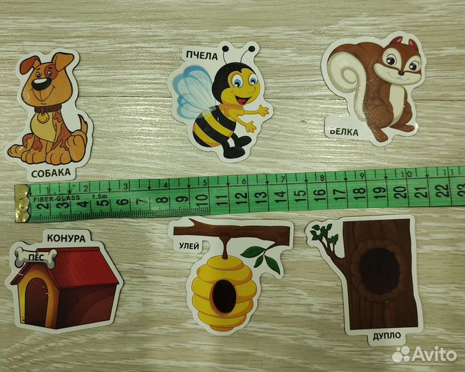 Детский набор магнитов на холодильник