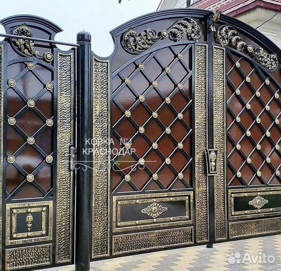 Кованые ворота и калитки