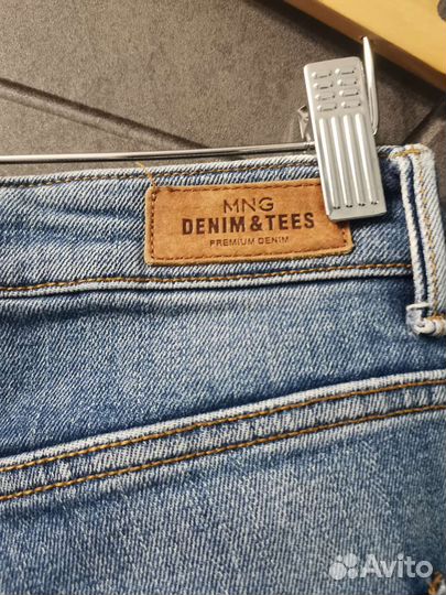 Джинсы бойфренды mango. Длина изделия 91 см