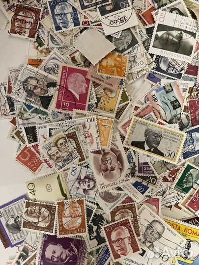 Марки персоналии. Очень много. Старина