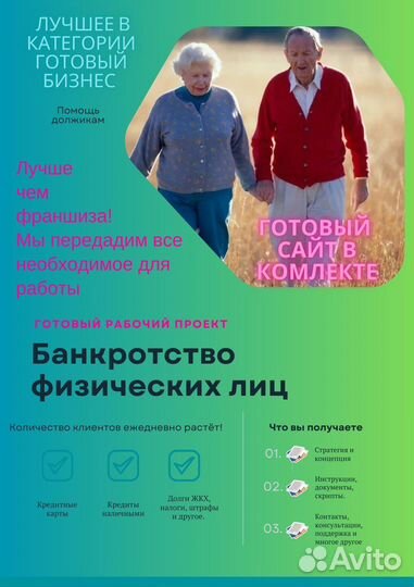 Готовый бизнес по банкротству физ лиц