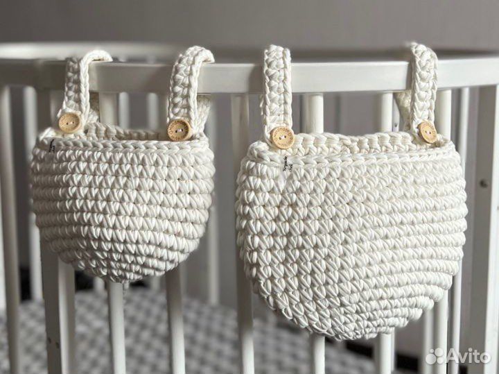 Набор из 2 корзинок на кроватку