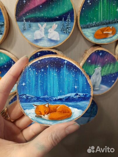 Магнит,сувенир.Ручная роспись,маслом