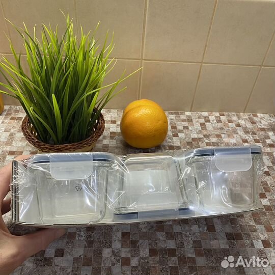 Контейнер для продуктов с крышкой IKEA