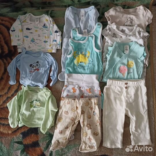 Детские вещи для новорожденного пакетом