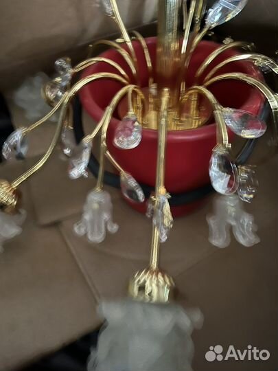 Люстра с элементами хрусталя