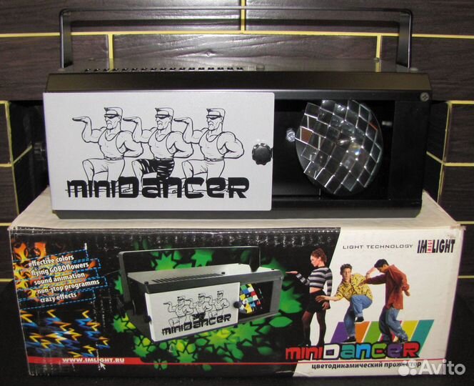 Светомузыка Minidancer Hustle-100 IL Цвет Gobo Mic