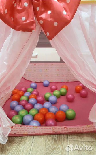 Детская игровая палатка с шариками
