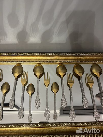 Набор столовый нержавейка СССР 1996 К М Э З