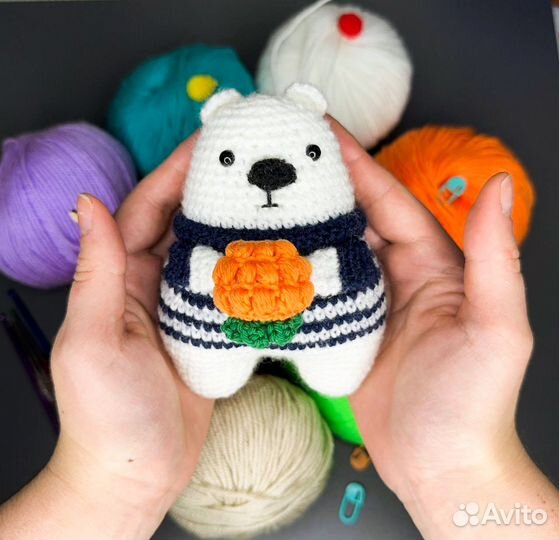 Вязаные игрушки ручной работы