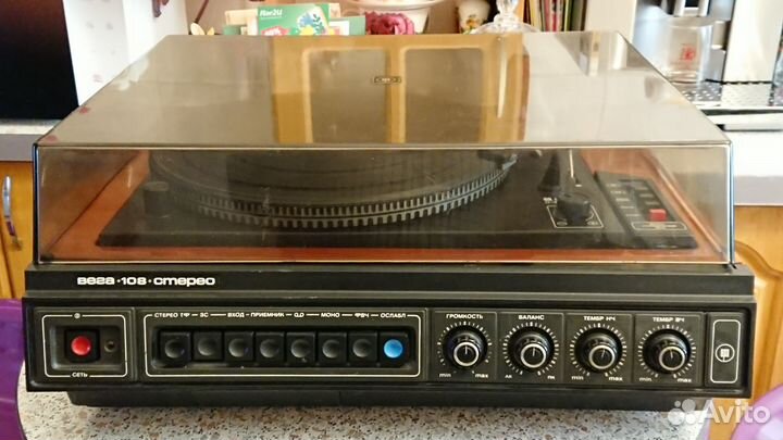 Проигрыватель винила вега 108 стерео