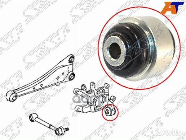 Сайлентблок Toyota Avensis (T270) 08-18 / Corolla