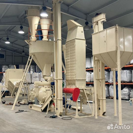 Линия гранулирования лузги 7000 кг/час