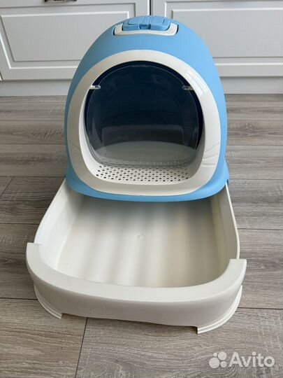 Кошачий туалет закрытый, лоток
