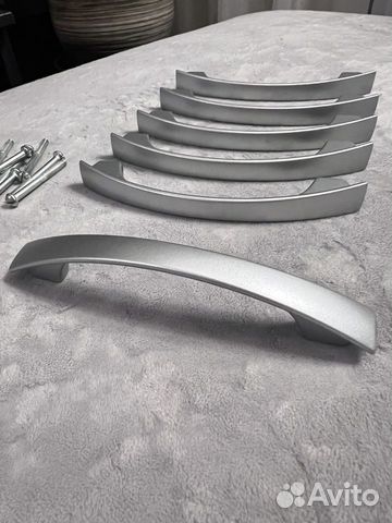 Ручки мебельные железные серебро 6 шт