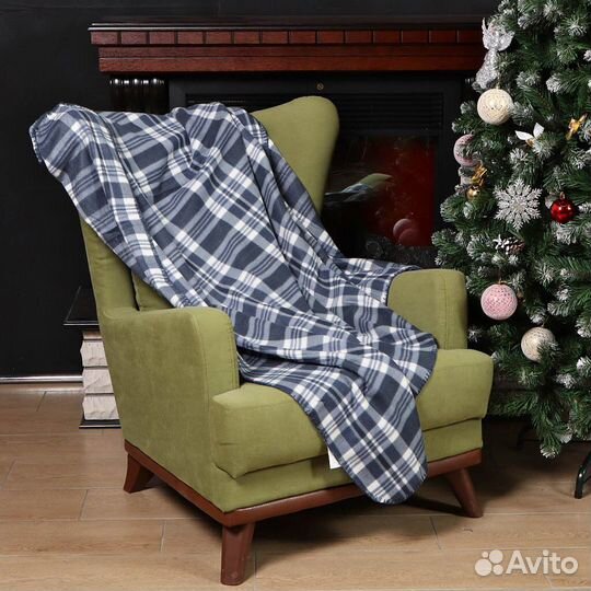 Плед 1.5- спальный новый