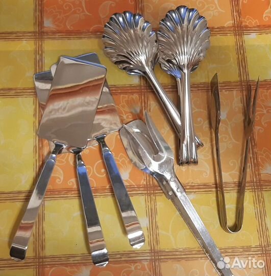 Лопатки и щипцы сервировочные