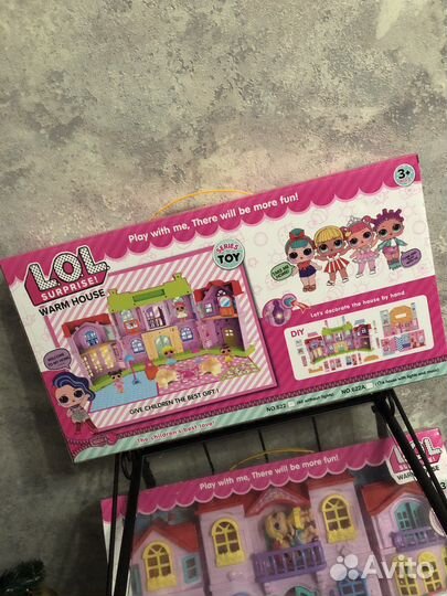 Кукольный домик для лол замок