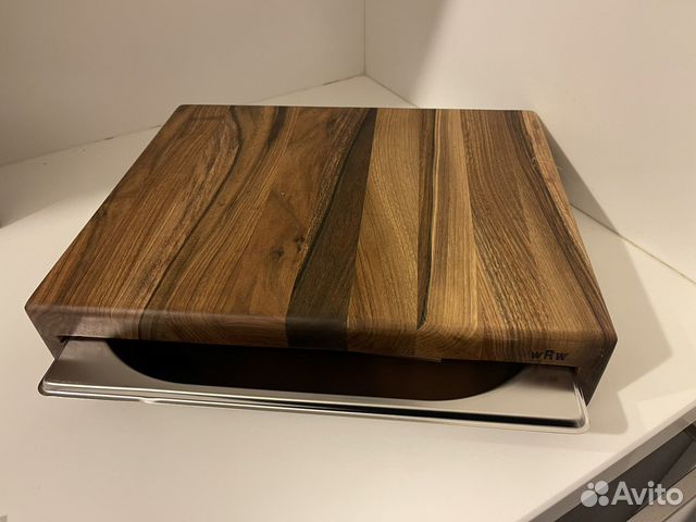 Доска с поддоном 36х30см из ореха