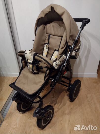 Детская коляска 2в1 (люлька+прогулочная) б/у
