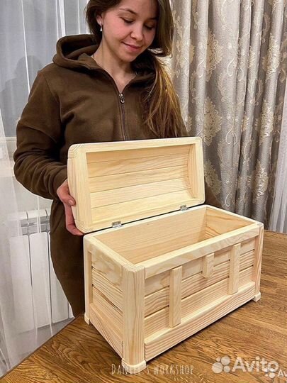 Шкатулка из дерева ручной работы, мебель