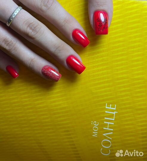 Маникюр покрытие гель лаком