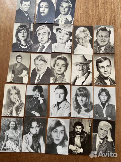 Фото артистов СССР и зарубежного кино 103 шт