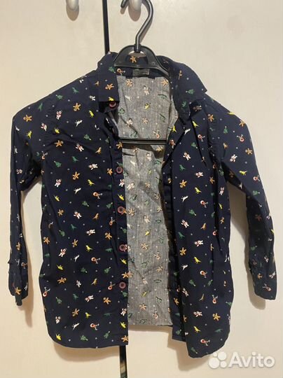 Рубашка новогодняя 5-6 лет