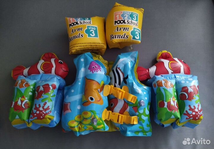 Круг жилет и нарукавники для плавания