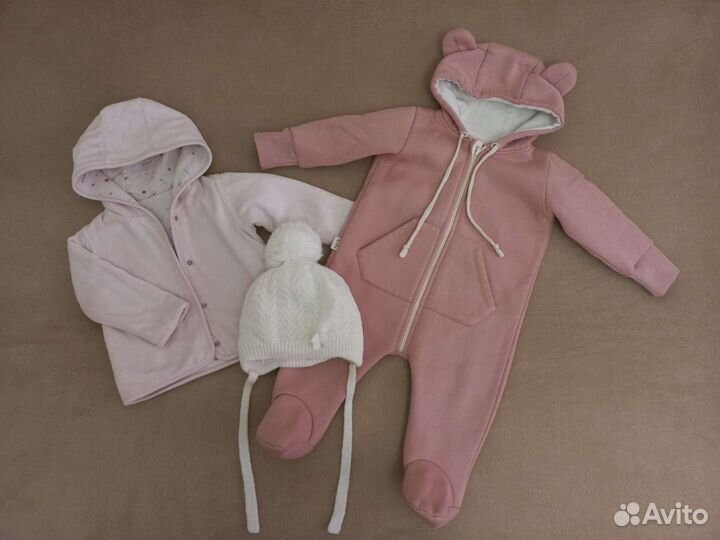 Одежда для девочки 6-8 месяцев пакетом