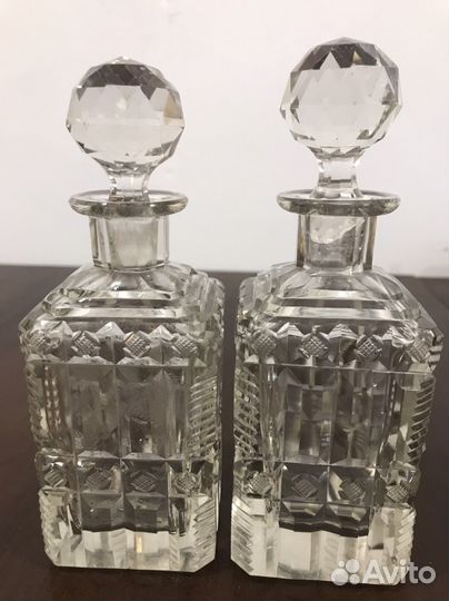 Графин/флакон хрустальный