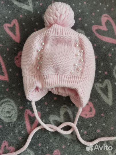 Шапка для девочки на осень