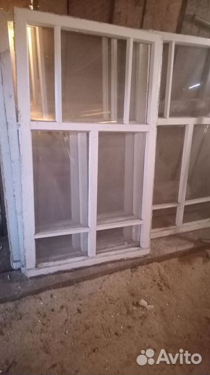 Рамы оконные деревянные б/у