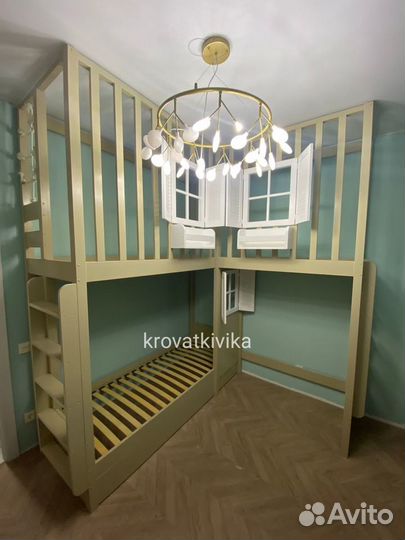 Угловой комплект детских кроватей