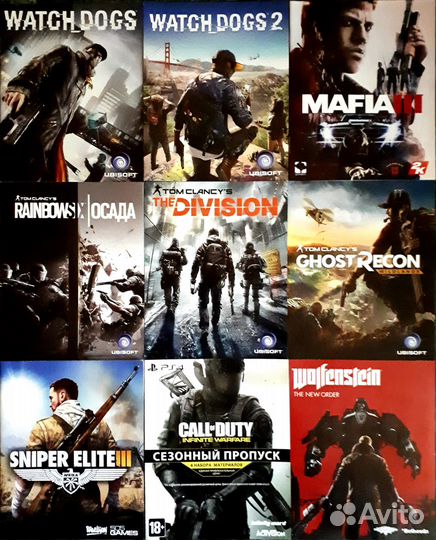 Мануалы для игр PS4