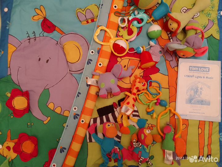Коврик развивающий tiny love игрушки в подарок