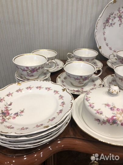 Чайный сервиз Германия фарфор, «райхенбах»