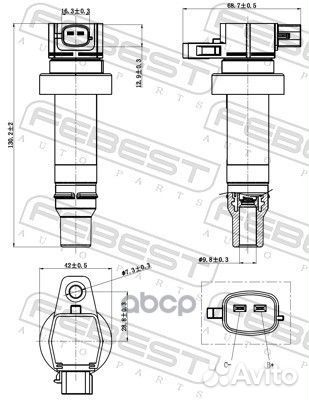 Катушка зажигания KIA ceed 06 2006- EUR 12640001